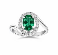 Ringe Gaurosa Dame in Gold Smeraldo 0.69 Ct 50001486 - 50001486